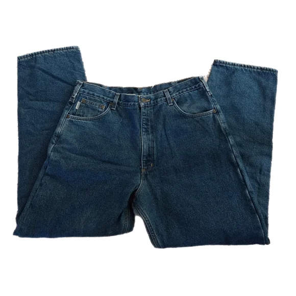 Vintage Carhartt Men's Relaxed Fit, Fleeced Lined Denim Jeans Size 38×32 - Picture 7 of 8